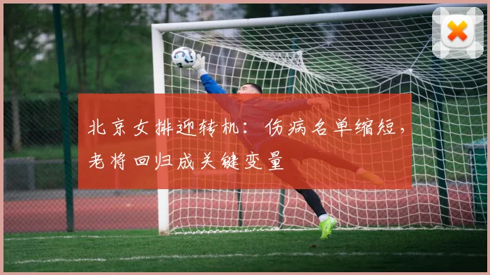 北京女排迎转机：伤病名单缩短，老将回归成关键变量